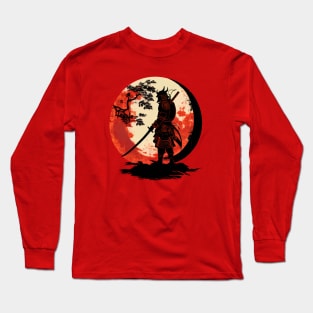Nouveau Red samurai Long Sleeve T-Shirt